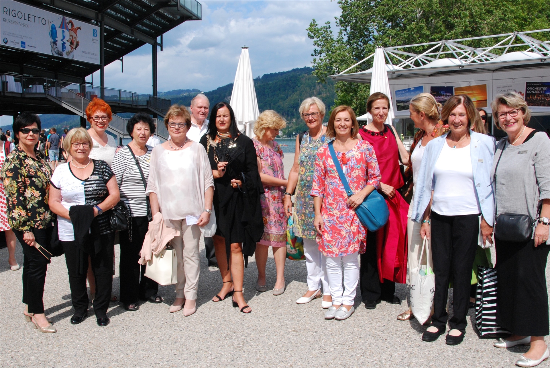 Clubreise der Kremser Soroptimistinnen zu den Bregenzer Festspielen anlässlich 25 Jahre Soroptimist Club Krems Fidelitas